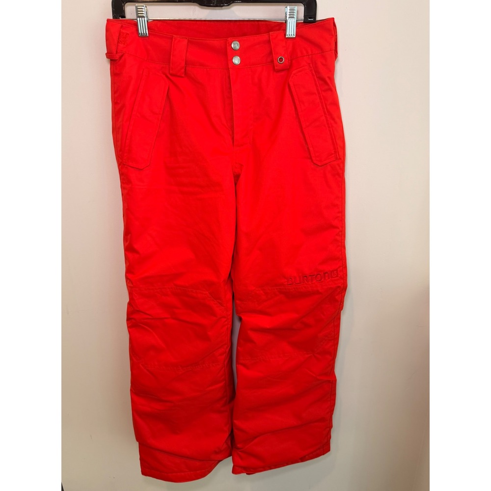 Burton Kids Youth XL 16 Red Snowboard Ski Snow Pants Insulated